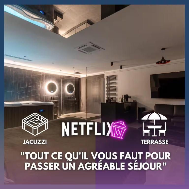 SUITE Esbly, Jacuzzi, Terrasse, Disneyland - Chambres d'hôtes Esbly