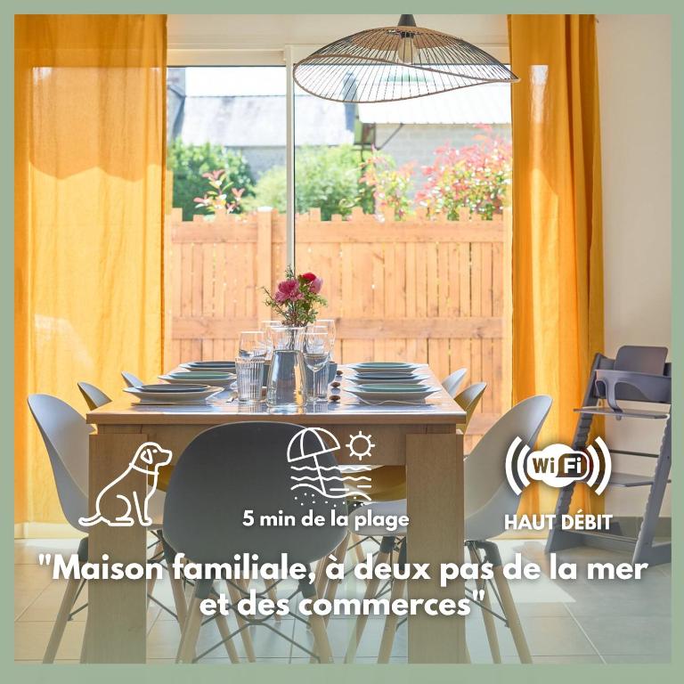 Maison moderne pour 7 personnes à Lancieux à 5 minutes des plages - B&B Lancieux