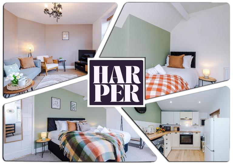 Rossett 2 Bedroom Comfort Stay Sleeps 4 Free Parking - B&B Rossett