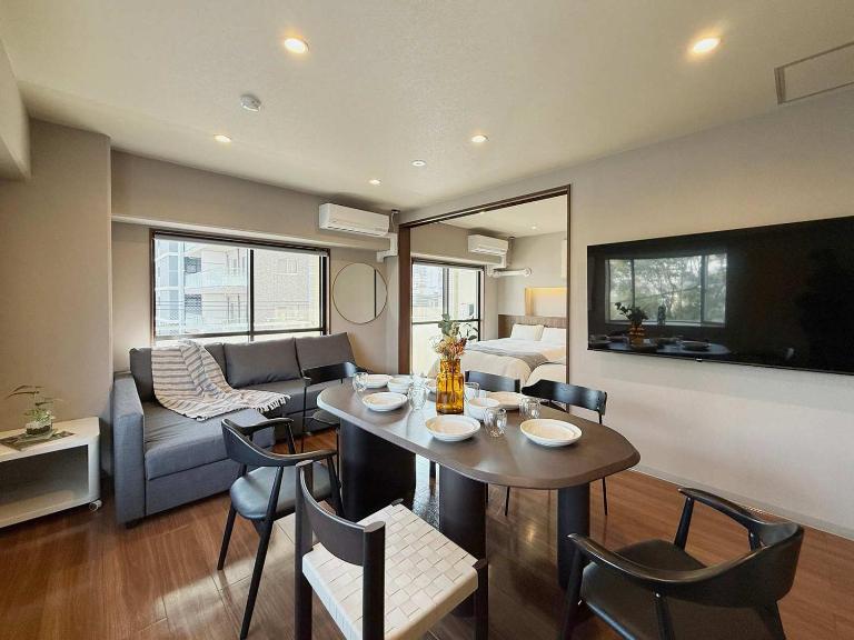 Grandeur by b hotel - Bright Riverside Apartments Walk to Peace Park - Ferienwohnung Hiroshima