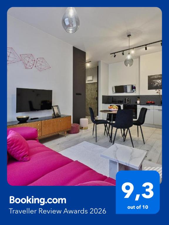 Kolorova Apart by LookAp - darmowy parking w centrum Łodzi! - Chambres d'hôtes Łódź