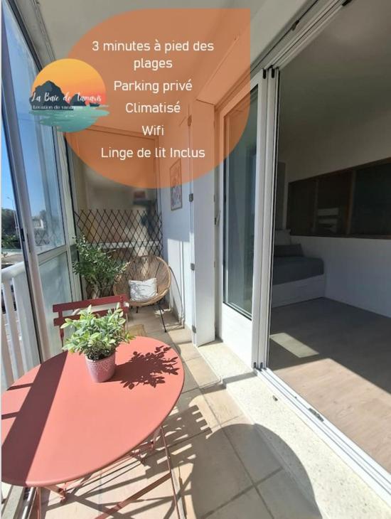 LA SEYNE SUR MER-LES SABLETTES - Appartement 4 couchages proches des plages - LA BAIE DE TAMARIS - B&B La Seyne-sur-Mer