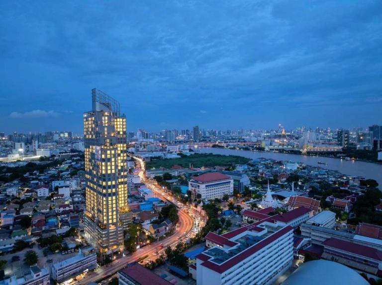 Bangkok River view in The Clev Riverline Condo - B&B Ban Khlong Khwang