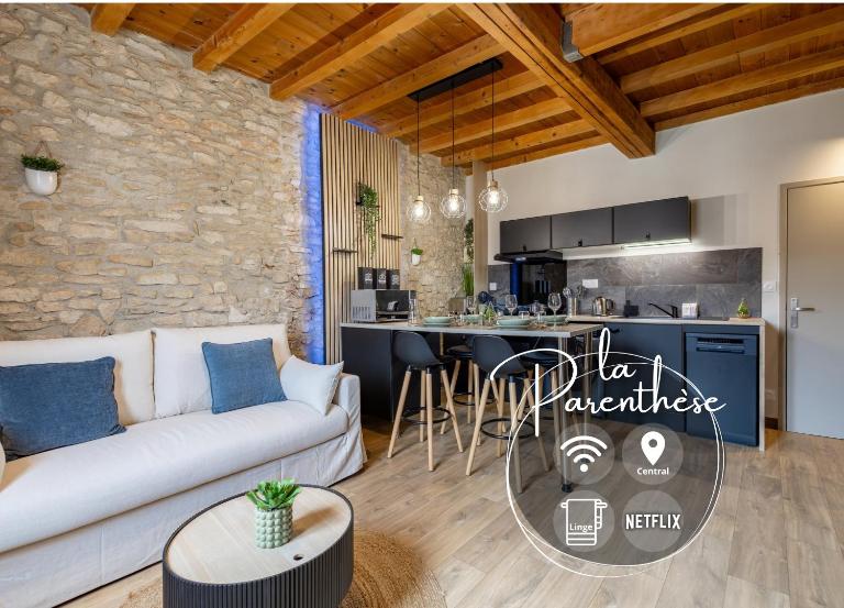 La Parenthèse - Duplex Hypercentre, Lit Queen Size - B&B Castres