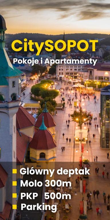City Sopot Pokoje i Apartamenty na deptaku - Ferienwohnung Sopot