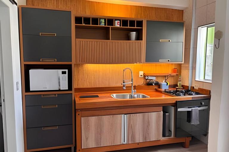 Casa com ar condicionado com rede. - B&B São Sebastião