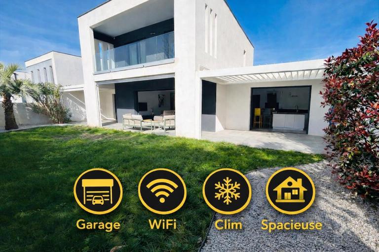 villa moderne spacieuse garage - B&B La Grande-Motte