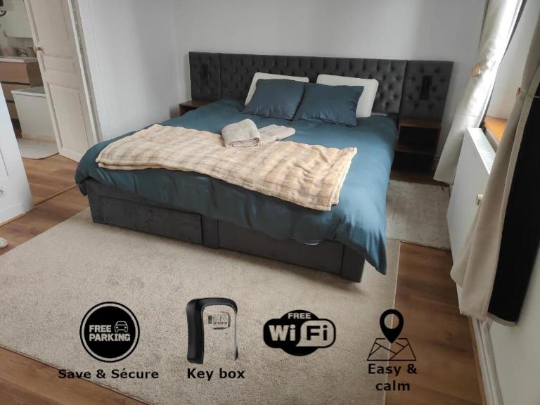 Prestige Loft-Cinéma Privé-King Size-Parking Gratuit-5 min Aéroport Beauvais - Ferienwohnung Beauvais