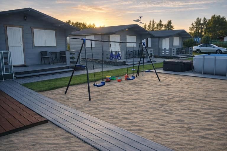 Bałtycka Przystań Gąski - Domki z Basenem - B&B Gąski