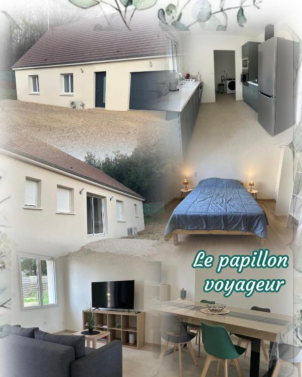 le papillon voyageur - Ferienwohnung Mareuil-sur-Cher