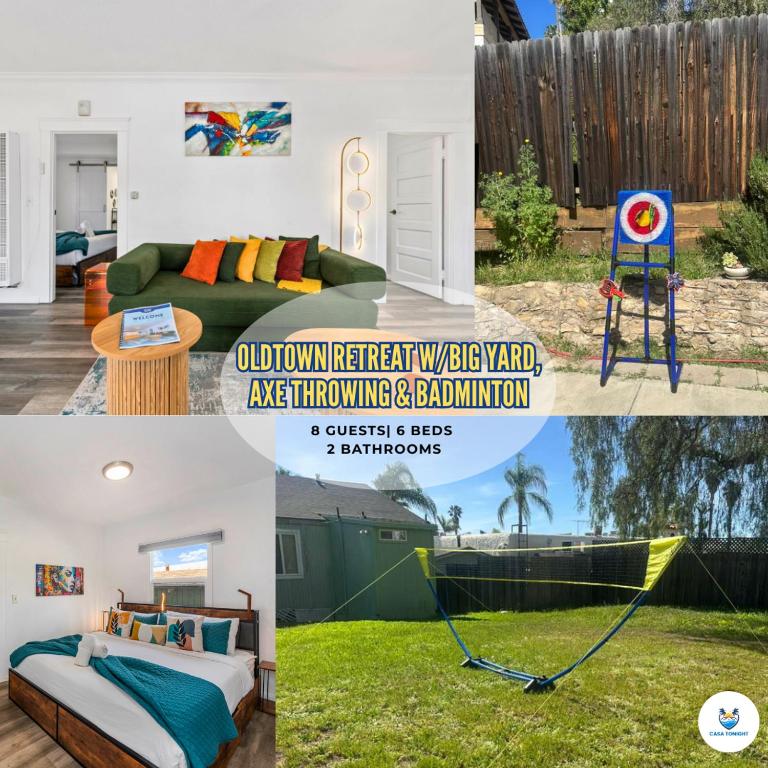 3BR Home w/Big Yard, Close to Shops & Attractions - B&B San Diego