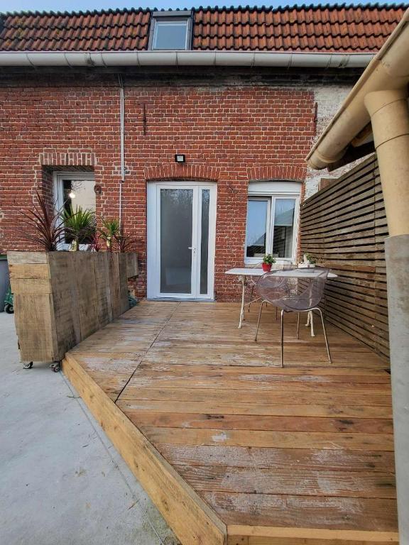 Hébergement parking sécurisé & couvert Marcq en B - Ferienwohnung Marcq-en-Barœul