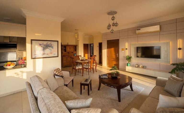 Home away from home with a Beautiful Balcony View 3 bedrooms 2 bathrooms - B&B Amman