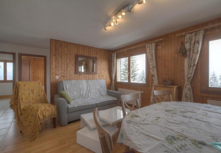 Godille rez a Anzere proche du centre avec vue sur les Alpes - B&B Anzère