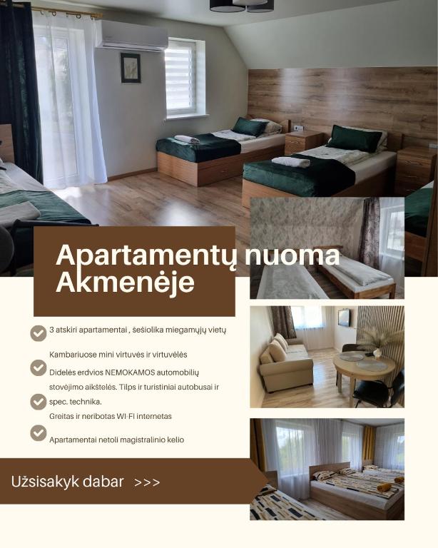 Akmerenta - Kadagių dvarelis - B&B Akmenė
