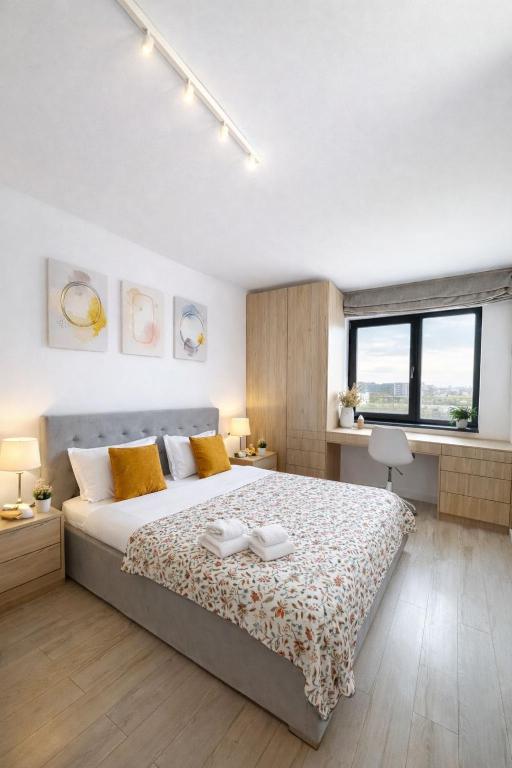 Stylish Retreat Apartment Near Mall Moldova free parking - Ferienwohnung Iaşi