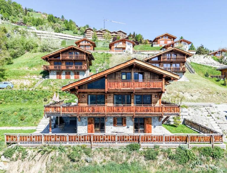 Chalou LUXE & COSY chalet 8 personnes - Chambres d'hôtes Hérémence
