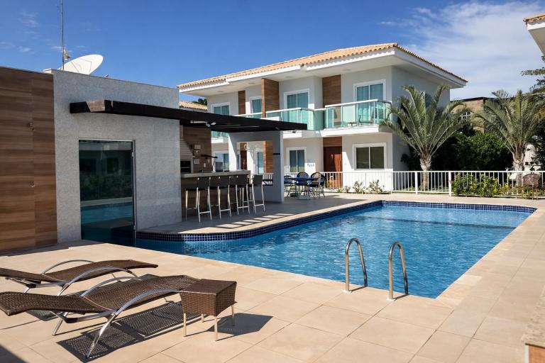 Casa com Gourmet - Suítes com ar - Praia Forte 2,4km - Chambres d'hôtes Cabo Frio