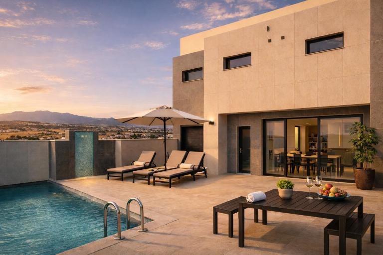 VillasRoyale Rex - no steps, easy access, heated pool & BBQ - B&B Meloneras