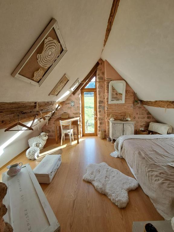 Maison la Bambine chambre nature - B&B Ozolles