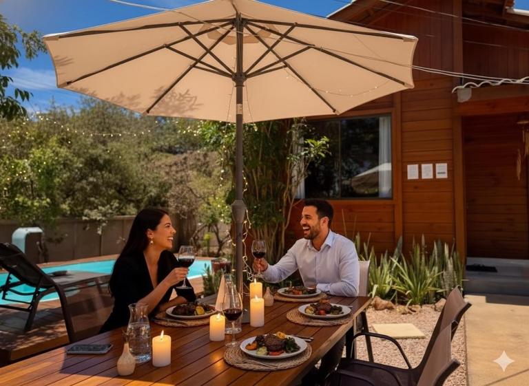 Casa com 03 quartos, Piscina 35º, Wi-Fi e Ar Condicionado - Ferienwohnung Alto Paraíso de Goiás