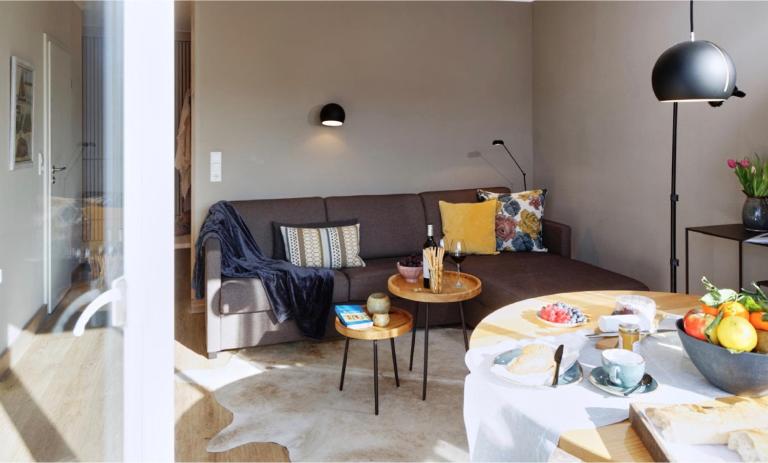 Antares Spiekerooger Gästehaus-Sonnengartenbalkon Süd mit Blick aufs Wattenmeer - Wohnung 7 - Ferienwohnung Spiekeroog