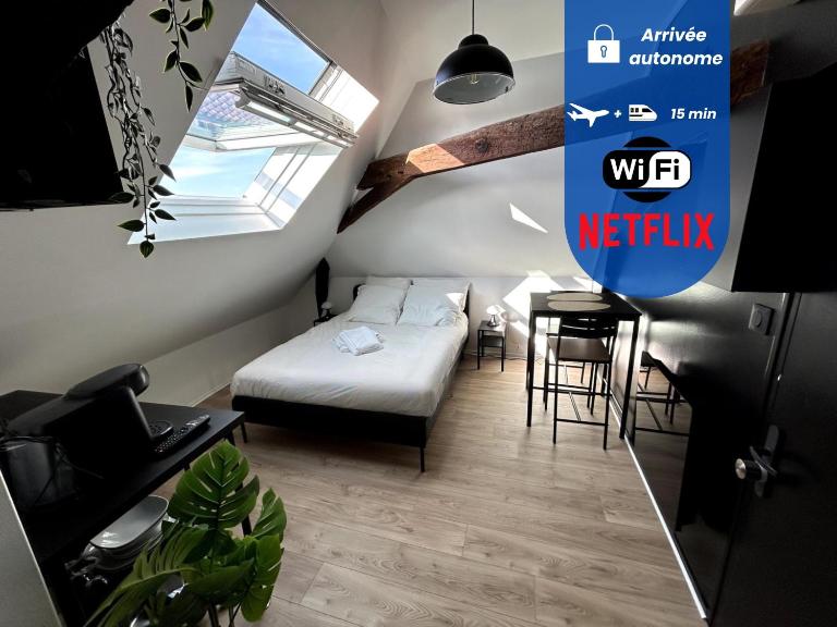 Le Studio - Cosy et fonctionnel - plein centre - B&B Vertou