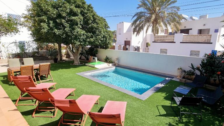 Alborán - Apartamento con piscina privada y jardín cerca de la playa aire acondicionado - B&B San José
