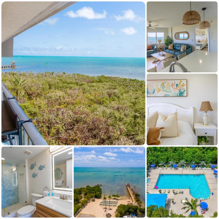 Top Floor w Ocean Views! Heated Pool & Marina! - B&B Tavernier