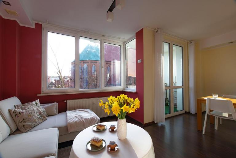 Cathedral View Apartment - Szczecin center - Chambres d'hôtes Szczecin