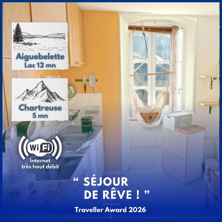 Chambre Chez l'Habitant - Business & Détente - Lacs & Chartreuse, Proche A43 - B&B Saint-Béron