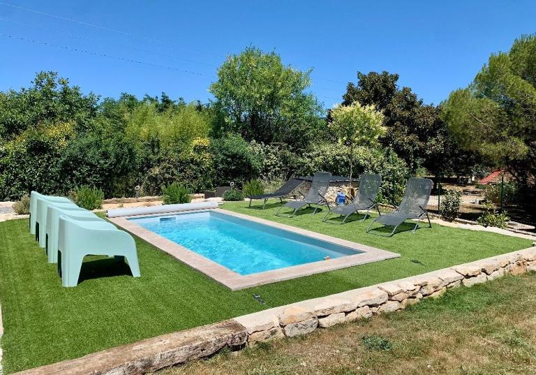 Villa Les Midices, Piscine, Climatisation, Pétanque - B&B Lussas
