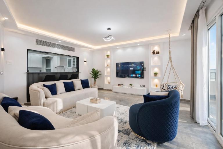 Skyline Apartment - Hyde Park - Chambres d'hôtes New Cairo