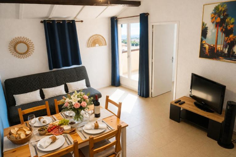 Le Sun Piscine Tennis parking Vue mer wi-fi climatisation - Ferienwohnung Fleury