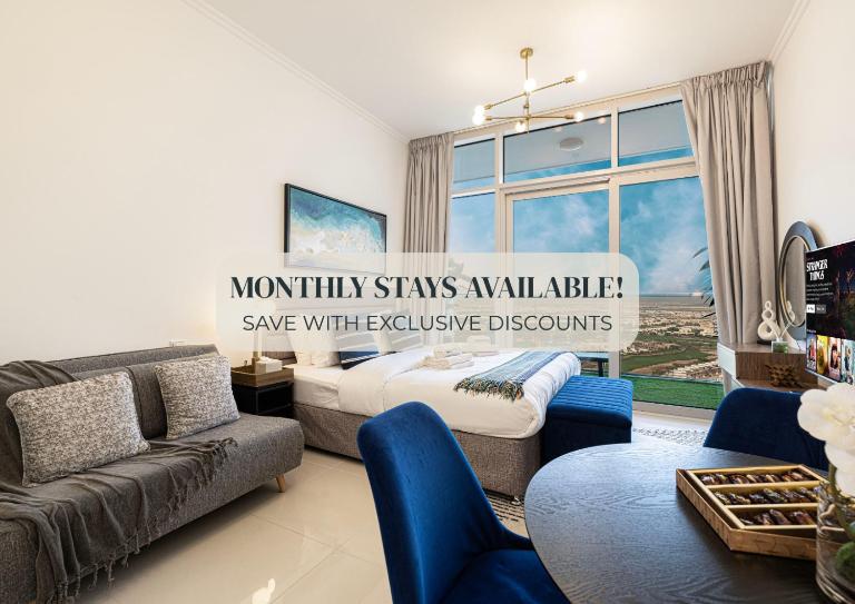 SmartStay at Carson Tower - Panoramic City Views - Modern Luxury Apartments - Bed and Breakfast Dubai