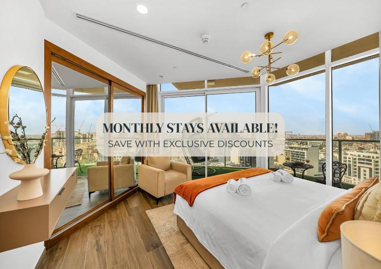 SmartStay at Zaya Hameni - Modern Luxury Apartments - Unique in JVC - Bed and Breakfast Dubai