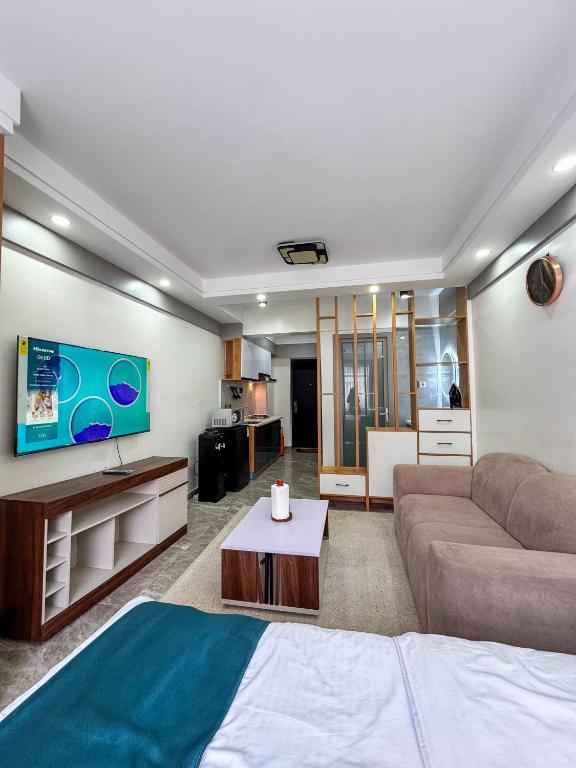 Spacious & Cozy Studio Apartment In Kilimani - Ferienwohnung Nairobi