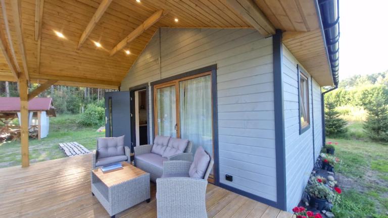 Domek Zacisze nad Zatoką przy jeziorze Komorze - B&B Komorze