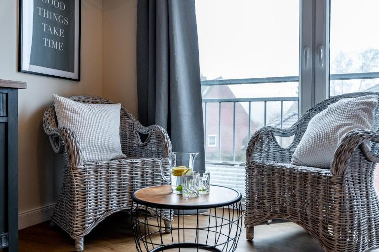 Küstenkojen mit 4 Ferienwohnungen für 1 bis 8 Pers mit diversen Schlafzimmern, Garten oder Balkon - Chambres d'hôtes Büsum