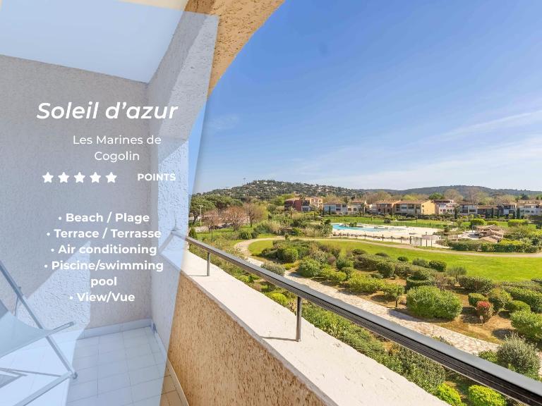 Soleil d'Azur - Plage accessible à pied - Piscine - Bed and Breakfast Gassin