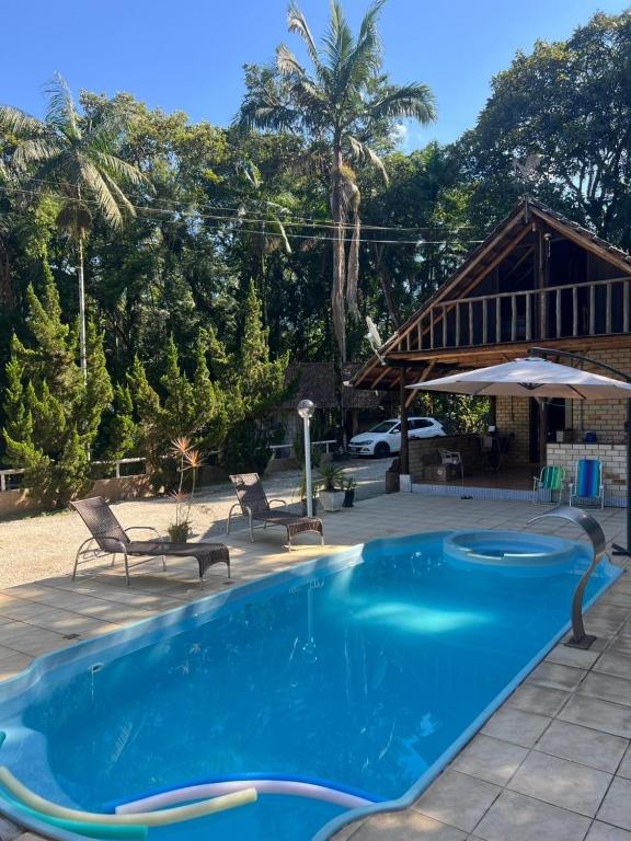 Sítio Rústico com piscina, Ideal para grupos - Ferienwohnung Guabiruba