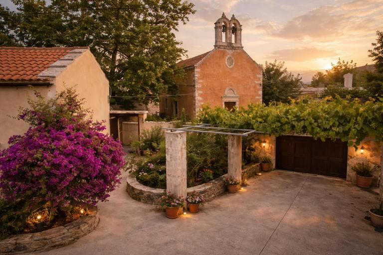 Authentic Stone House - Quiet Village - Chania , Kalisto Residence - Chambres d'hôtes Litsárdha