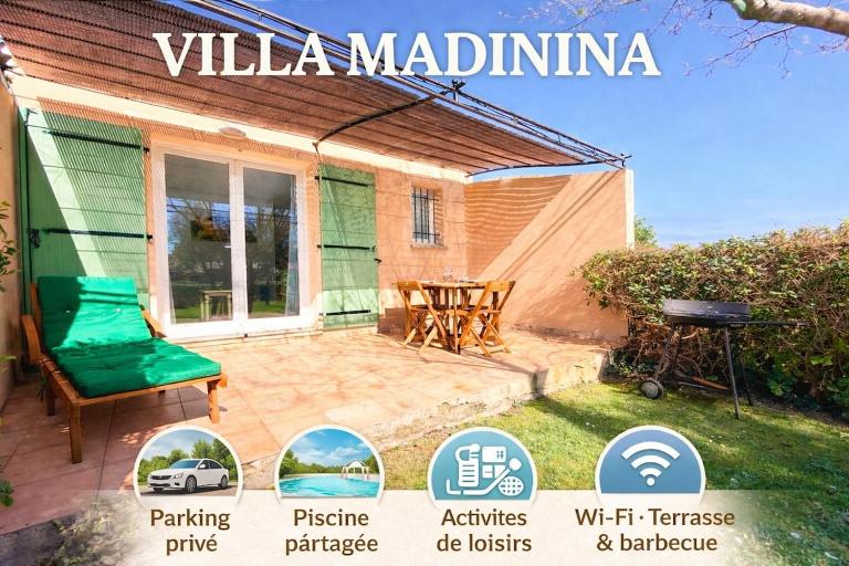 Villa Madinina 4pers PISCINE TERRASSE BBQ - Bed and Breakfast Homps