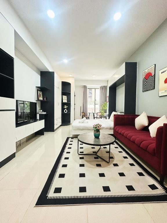 Urban Grey Studio I The Tresor D4 - Modern Cozy Escape - Ferienwohnung Ho-Chi-Minh-Stadt