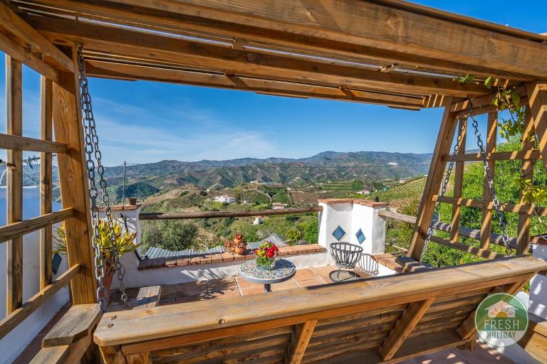 Casa Jazmines Sea View Terrace, Jacuzzi, BBQ - B&B Benamargosa
