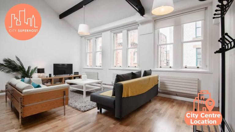 2 Bed NQ Loft Conversion City Centre - B&B Manchester