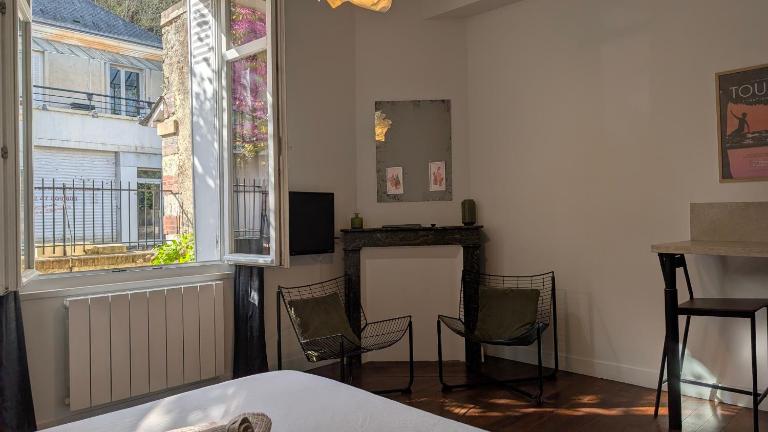 Joli studio fonctionnel et bien équipé, rack vélo - B&B Saint-Avertin