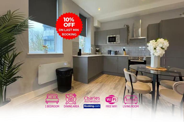 1BR Flat By Charles Richardson ltd Vacation Rental Ideal For Business Relocators Couldson - B&B Coulsdon