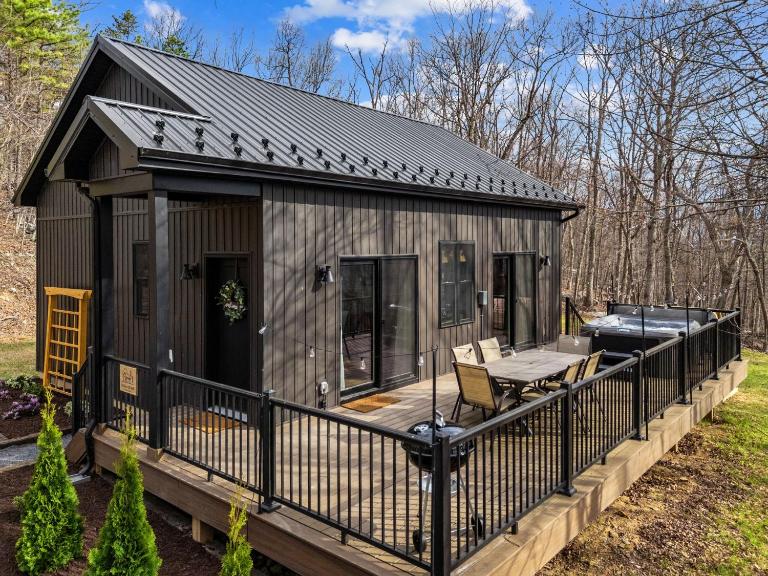 Modern Cabin Retreat w Hot Tub Sauna & Fire Pit - B&B Great Cacapon