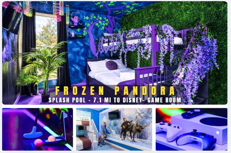 Disney Retreat w Private Splash Pool Game Room - B&B Kissimmee